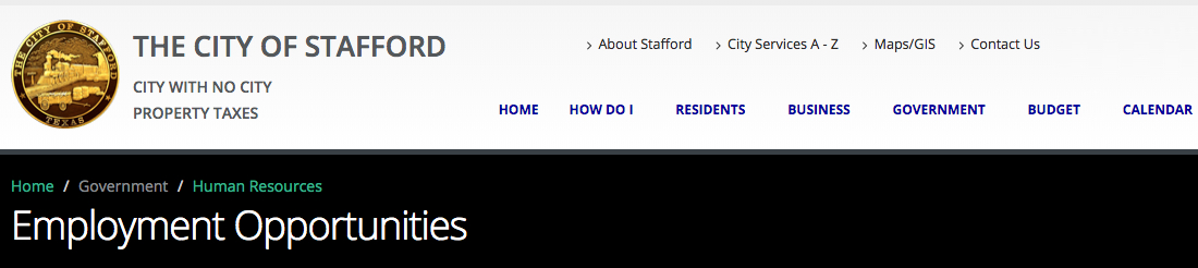 Stafford county job descriptions